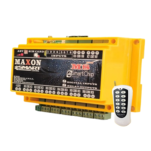 SMS and remote control of 8 relays (M8R)