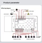 تاچ پنل صوتی 7 اینچ روتاری  با 8 خروجی - تصویر 4
